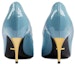 Purchase (W) Gucci Tumit Tinggi Kulit Patent 'Slip-On Fesyen Biru Muda' 716687-AAA0P-4514