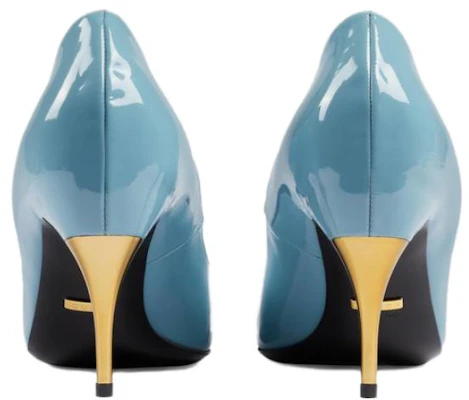 GUCCI古馳 漆皮 時尚套腳 細跟 高跟鞋 女款 淺藍色 Purchase GUCCI古馳 漆皮 時尚套腳 細跟 高跟鞋 女款 淺藍色