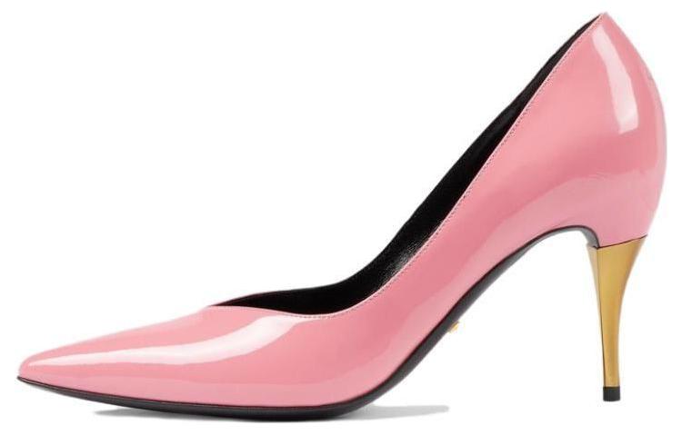 Buy (W) Gucci粉色漆皮中跟鞋 716687-AAA0P-5809