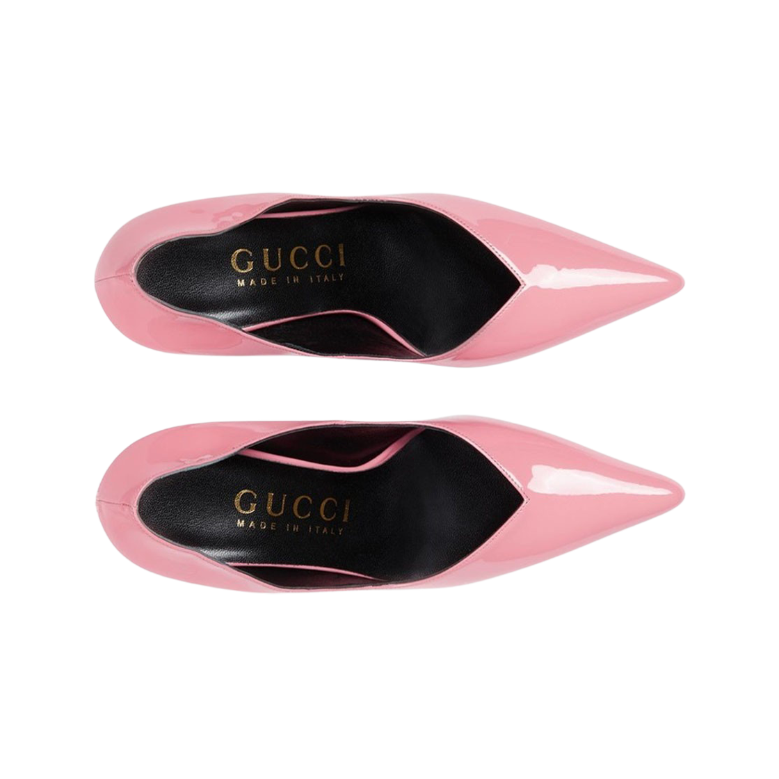 Order GUCCI古馳 漆皮 時尚套腳 細跟 中低跟鞋 女款 粉色