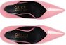 Order GUCCI古馳 漆皮 時尚套腳 細跟 中低跟鞋 女款 粉色