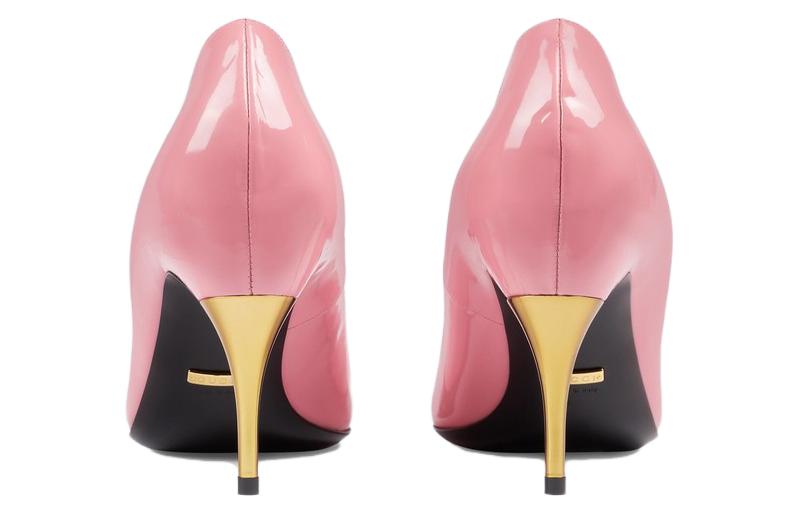 Shop (W) Gucci粉色漆皮中跟鞋 716687-AAA0P-5809
