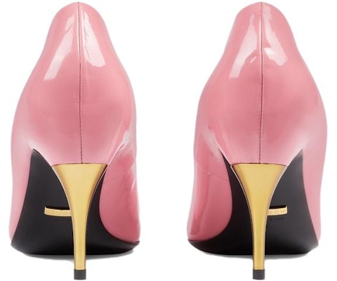 (Women) Gucci Patent Leather Mid-Heel Pump 'Pink' 716687-AAA0P-5809 Shop (Women) Gucci Patent Leather Mid-Heel Pump 'Pink' 716687-AAA0P-5809