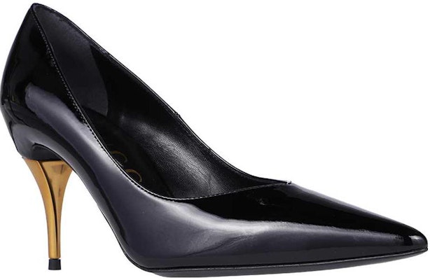 (W) Gucci Tacones Altos de Cuero Charol Punta Fina 8.5cm 'Negro' 716687-AAA0P-1000 Lookbook (W) Gucci Tacones Altos de Cuero Charol Punta Fina 8.5cm 'Negro' 716687-AAA0P-1000