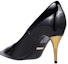 Shop (W) Gucci Tacones Altos de Cuero Charol Punta Fina 8.5cm 'Negro' 716687-AAA0P-1000