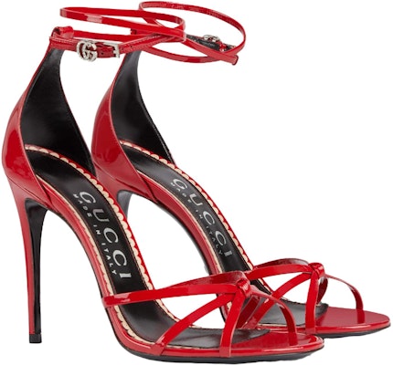 (W) グッチ 赤 エナメル サンダル (Gucci Aka Enamel Sandaru) 748867-AAA0P-6401 Lookbook (W) グッチ 赤 エナメル サンダル (Gucci Aka Enamel Sandaru) 748867-AAA0P-6401