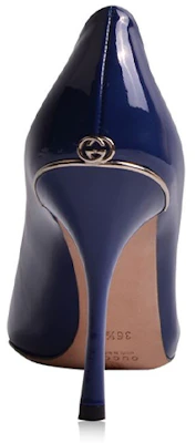 (W) Gucci Tacones Altos de Charol Azul de Corte Bajo Simple 388314-BNC00-4228 Shop (W) Gucci Tacones Altos de Charol Azul de Corte Bajo Simple 388314-BNC00-4228