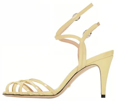 (Women) Gucci Patent Leather Woven High Heels 'Nude' 538189-BNC00-9526 (Women) Gucci Patent Leather Woven High Heels 'Nude' 538189-BNC00-9526