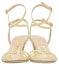 Lookbook (W) Gucci Tumit Tinggi Kulit Beranyam 'Nude' 538189-BNC00-9526