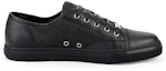 Order (W) Gucci Zapatillas Bajas de Cuero Nappa Texturizado 'Negro' 317337-AOD50-1000