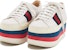 (W) Gucci Peggy Platform Kulit 'Putih' 475649-D3VN0-9087