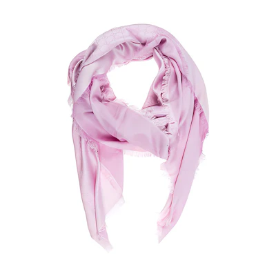 (Women) GUCCI Pink Double G Jacquard Scarf Shawl 406236-3G632-5900