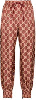 (Women) Gucci Pink GG Pattern Silk Trousers 625005-XJCL5-5281 (Women) Gucci Pink GG Pattern Silk Trousers 625005-XJCL5-5281