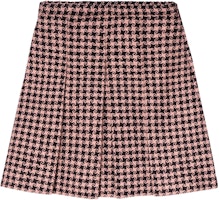 (Women) Gucci Pink Houndstooth A-Line Casual Skirt 681234-ZAHD7-1250 (Women) Gucci Pink Houndstooth A-Line Casual Skirt 681234-ZAHD7-1250