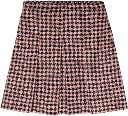 (Women) Gucci Pink Houndstooth A-Line Casual Skirt 681234-ZAHD7-1250 Buy (Women) Gucci Pink Houndstooth A-Line Casual Skirt 681234-ZAHD7-1250