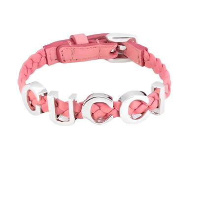 (Women) GUCCI Pink Letter Logo Bracelet for Women. 684631IAAA28168