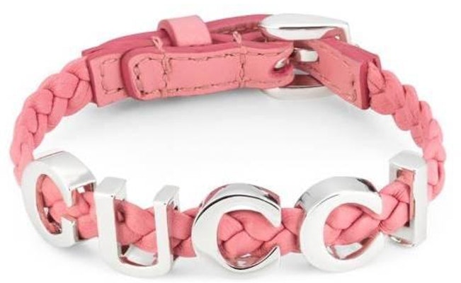 (W) 구찌 여성용 핑크 레터 로고 팔찌. 684631IAAA28168 Order (W) 구찌 여성용 핑크 레터 로고 팔찌. 684631IAAA28168