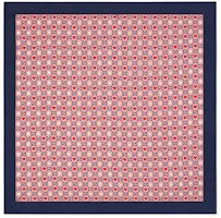 (Women) GUCCI Pink Silk Scarf with GG Print 609895-3G001-5968 (Women) GUCCI Pink Silk Scarf with GG Print 609895-3G001-5968