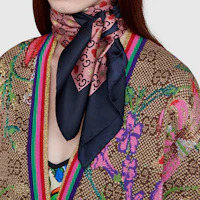 Purchase (W) GUCCI 粉紅 GG 印花絲巾 609895-3G001-5968