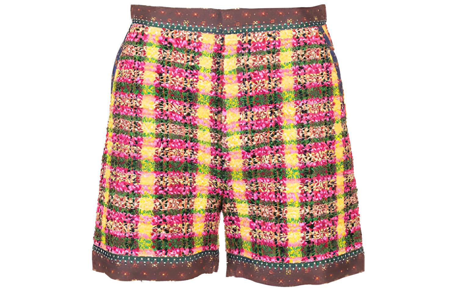 (Women) Gucci Plaid Straight Shorts Multicolor 609708-ZADC5-7738