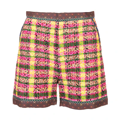 (Women) Gucci Plaid Straight Shorts Multicolor 609708-ZADC5-7738