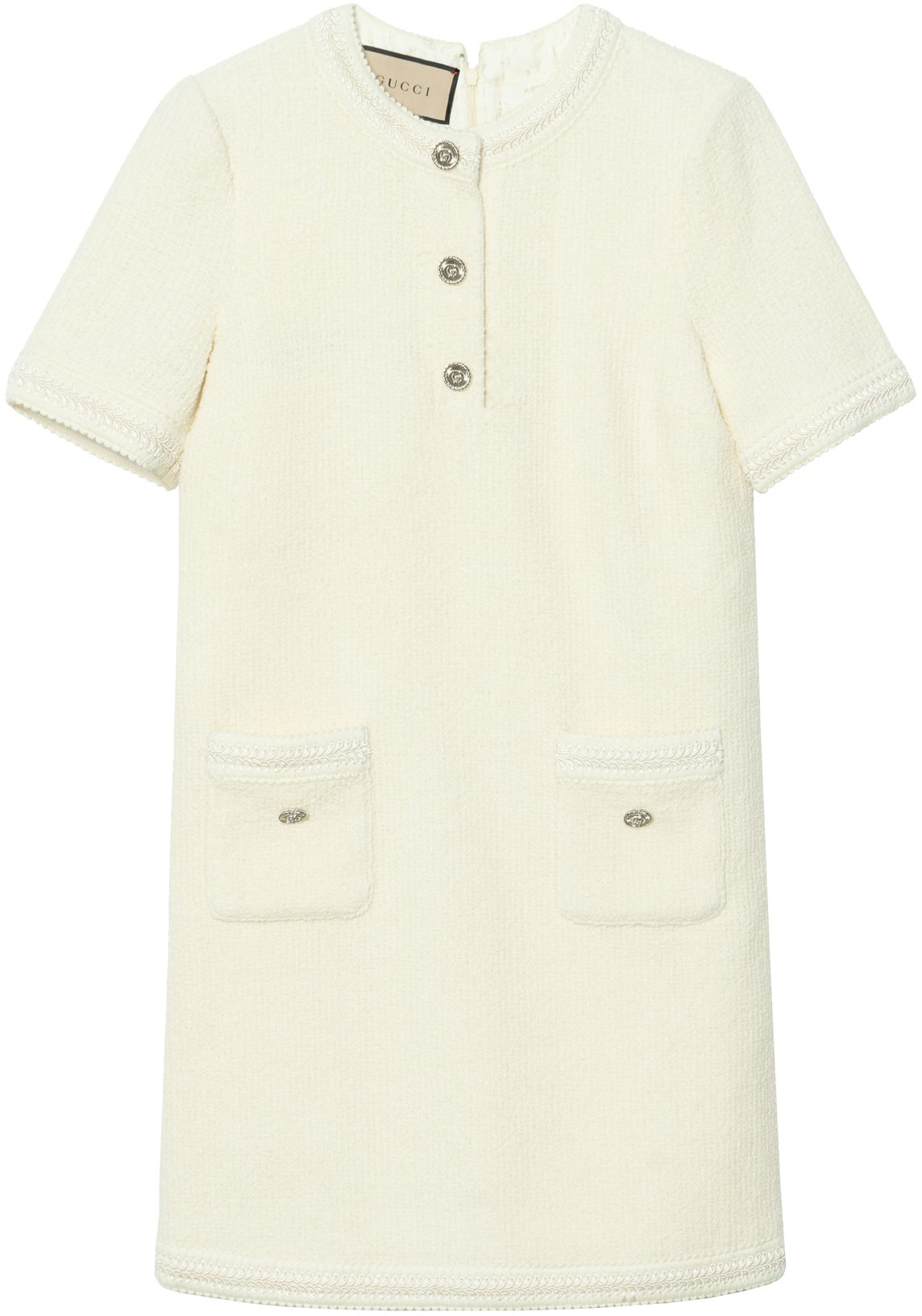 women-gucci-plain-boucle-short-sleeve-dress-ivory-white-770159-zaomu-9200