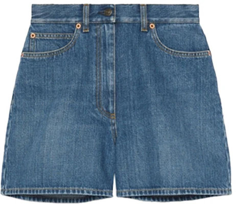 (W) GUCCI Seluar Pendek Denim Biru Horsebit. 681287-XDBP5-4447 Buy (W) GUCCI Seluar Pendek Denim Biru Horsebit. 681287-XDBP5-4447