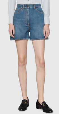 (W) GUCCI Seluar Pendek Denim Biru Horsebit. 681287-XDBP5-4447 Lookbook (W) GUCCI Seluar Pendek Denim Biru Horsebit. 681287-XDBP5-4447