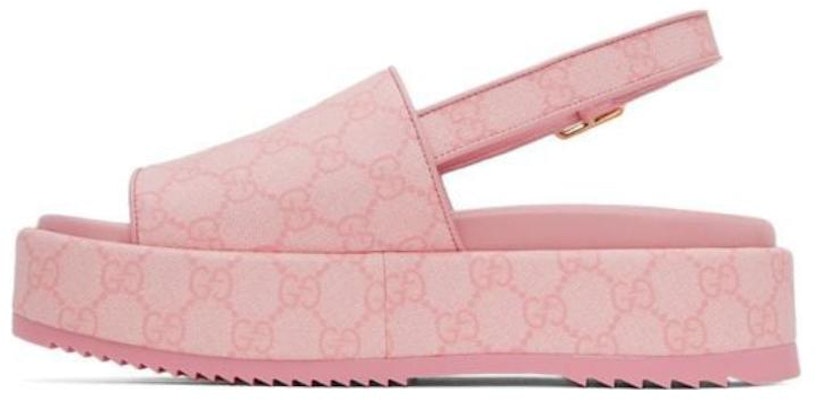 (Women) Gucci Platform GG Sandal 'Pink' 701153-FABR9-8472 Buy (Women) Gucci Platform GG Sandal 'Pink' 701153-FABR9-8472