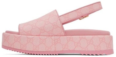 (Women) Gucci Platform GG Sandal 'Pink' 701153-FABR9-8472 (Women) Gucci Platform GG Sandal 'Pink' 701153-FABR9-8472