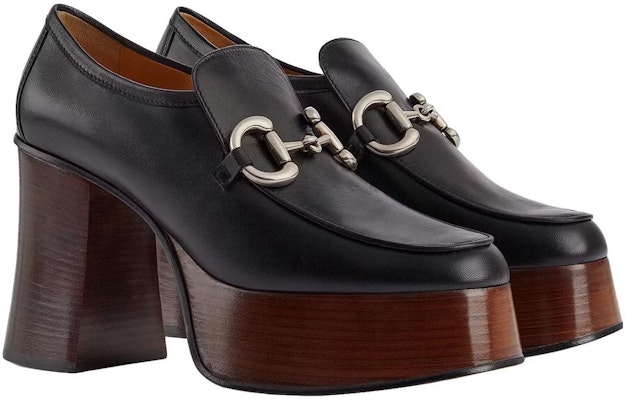 (W) Gucci Platform Horsebit Loafer Hitam Coklat 715138-C9D00-1000 Shop (W) Gucci Platform Horsebit Loafer Hitam Coklat 715138-C9D00-1000