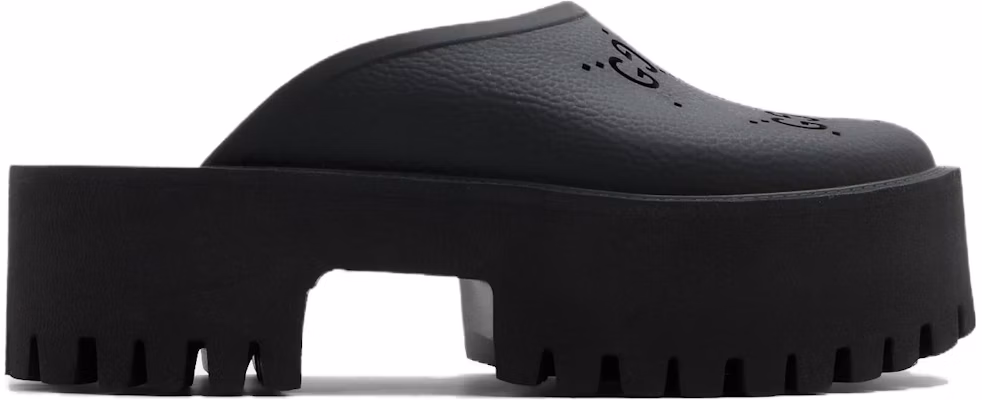 (Women) Gucci Platform Perforated G Sandal 'Black' 663577-JFB00-1000 Order (Women) Gucci Platform Perforated G Sandal 'Black' 663577-JFB00-1000