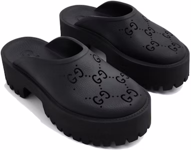 GUCCI古馳 露跟包頭 時尚涼拖 女款 黑色 Shop GUCCI古馳 露跟包頭 時尚涼拖 女款 黑色