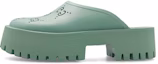 Buy (W) Gucci Sandal Platform Perforated G 'Hijau' 663577-JFB00-3426