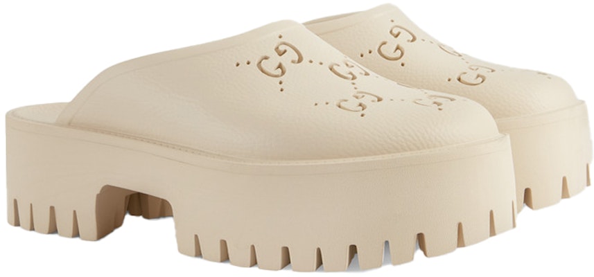 (Women) Gucci Platform Perforated G Sandal 'White Rubber' 663577-JFB00-9022 Shop (Women) Gucci Platform Perforated G Sandal 'White Rubber' 663577-JFB00-9022