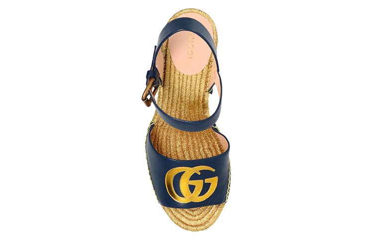 Shop (W) Sandal Platform Gucci 'Logo Fashion Jalan Berkelas' 658629-CQXH0-4171