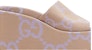 (W) Sandal Platform Gucci 'Jumbo GG - Beige Lapis' 730047-UKO00-8803