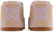 Details for (W) Sandal Platform Gucci 'Jumbo GG - Beige Lapis' 730047-UKO00-8803