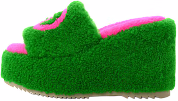 (Women) Gucci Platform Slide 'Green Fashion' 673663-D0L00-3520 (Women) Gucci Platform Slide 'Green Fashion' 673663-D0L00-3520