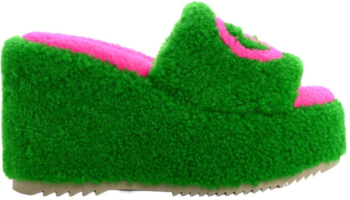 (Women) Gucci Platform Slide 'Green Fashion' 673663-D0L00-3520 Order (Women) Gucci Platform Slide 'Green Fashion' 673663-D0L00-3520