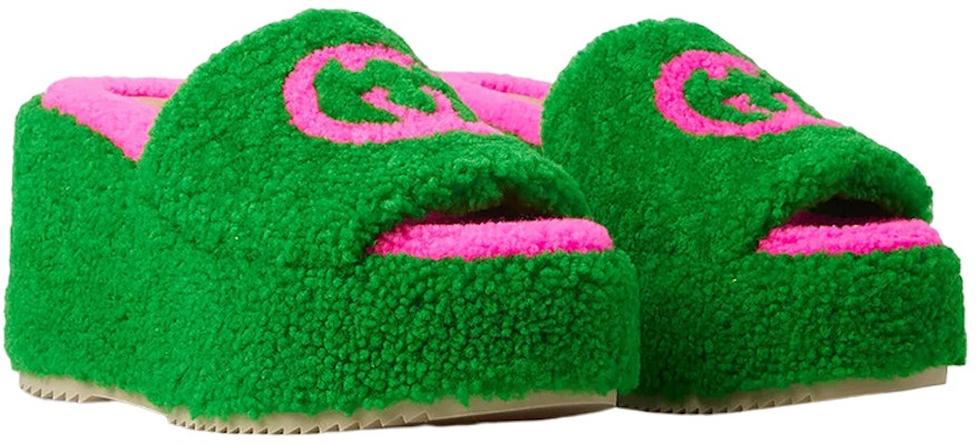 (W) Sandal Platform Gucci 'Hijau Fashion' 673663-D0L00-3520 Lookbook (W) Sandal Platform Gucci 'Hijau Fashion' 673663-D0L00-3520