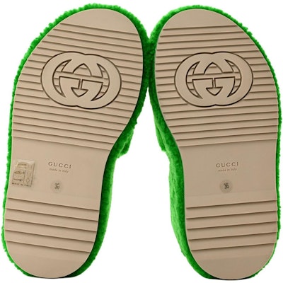 (Women) Gucci Platform Slide 'Green Fashion' 673663-D0L00-3520 Details for (Women) Gucci Platform Slide 'Green Fashion' 673663-D0L00-3520