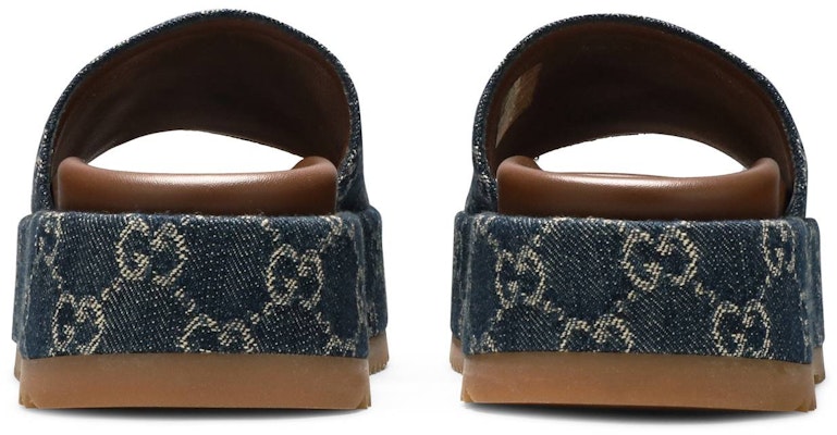 (Women) Gucci Platform Slide Sandal 'Allover GG Denim' 623212-2KQ00-4402 Details for (Women) Gucci Platform Slide Sandal 'Allover GG Denim' 623212-2KQ00-4402