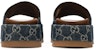 (W) Sandal Bertapak Gucci 'Allover GG Denim' 623212-2KQ00-4402