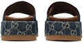 Details for (W) Sandal Bertapak Gucci 'Allover GG Denim' 623212-2KQ00-4402