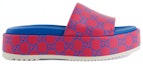 Order (Women) Gucci GG Platform Sandal 'Fuchsia Blue' 734913-FABJF-5614