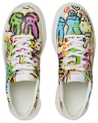 (Women) Gucci Platform Trainer 'Year of the Rabbit - Graffiti Print' 727832-AABKS-9250 Lookbook (Women) Gucci Platform Trainer 'Year of the Rabbit - Graffiti Print' 727832-AABKS-9250