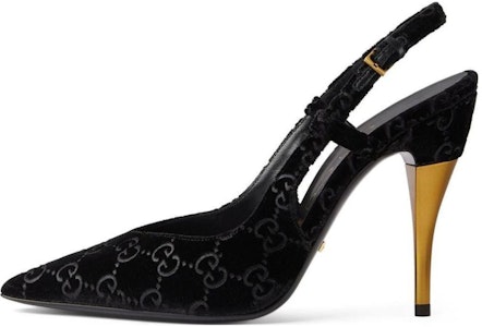 GUCCI古奇 絨面 尖頭舒適 細跟 高筒鞋 10.5cm 女款 黑色 Buy GUCCI古奇 絨面 尖頭舒適 細跟 高筒鞋 10.5cm 女款 黑色