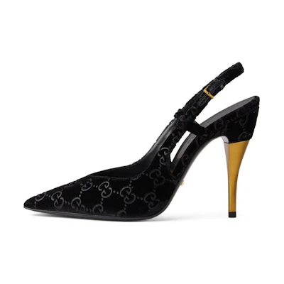 (W) Gucci Pointed-Toe High Heel Pumps 'Black CMFT'