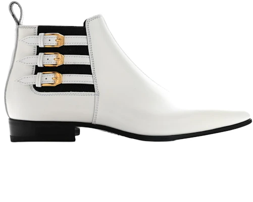 (Women) Gucci Pointed Side Buckle Ankle Boots 'White' 603672-DS8I0-9060 Order (Women) Gucci Pointed Side Buckle Ankle Boots 'White' 603672-DS8I0-9060